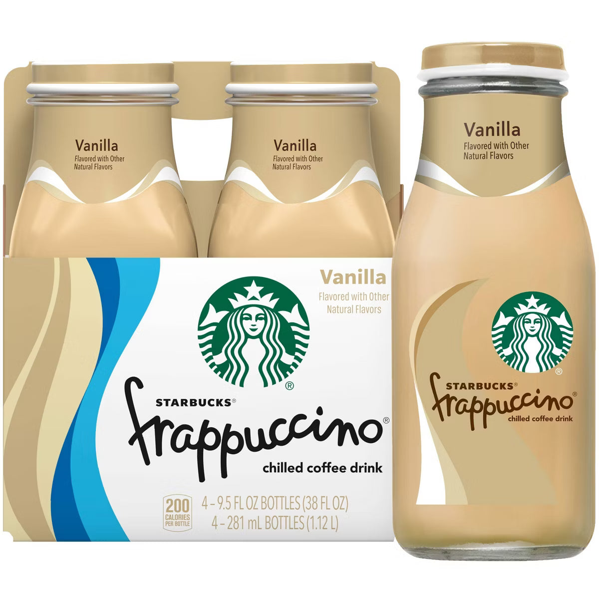 Starbucks Frappuccino Mocha Coffee Drink - 4pk/9.5 fl oz Glass Bottles