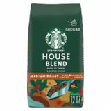 Starbucks House Blend Medium Roast Hot or Iced Ground Coffee 12 Oz