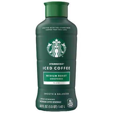 Starbucks® Medium Roast Unsweetened Black Iced Coffee Bottled Drink