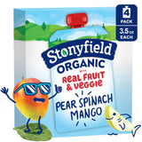 Stonyfield Organic Kids Reduced Fat Yogurt Tubes, Strawberry 8 Ct