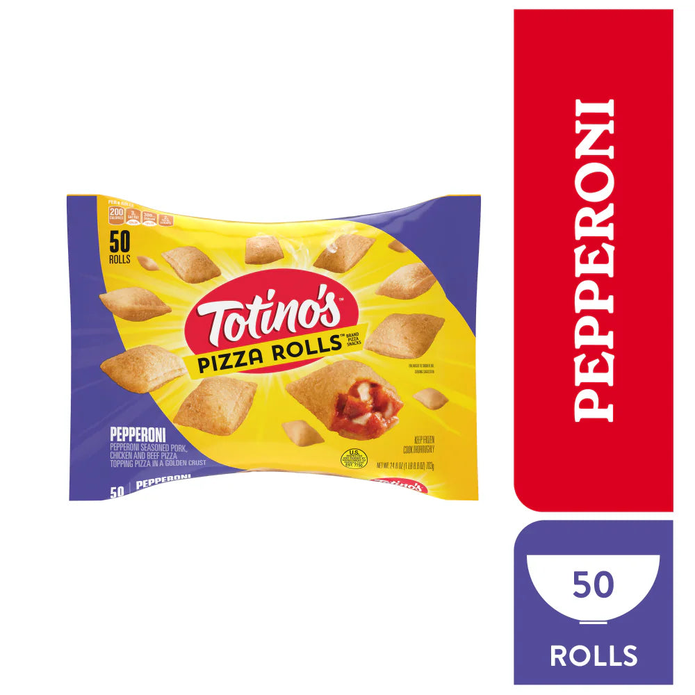 Totino's Pizza Rolls Triple Cheese Flavored Frozen Snacks
