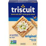Triscuit Original Whole Grain Wheat Vegan Crackers 8.5 Oz