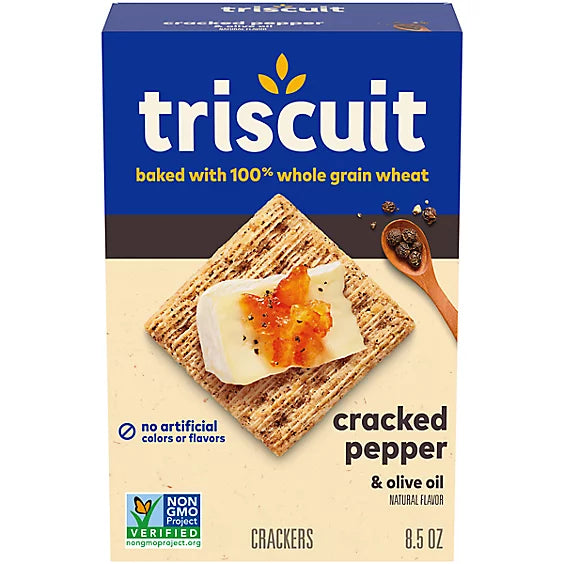 Triscuit Original Whole Grain Wheat Vegan Crackers 8.5 Oz