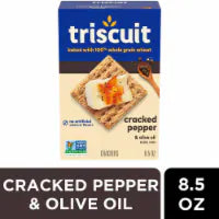 Triscuit Original Whole Grain Wheat Vegan Crackers 8.5 Oz