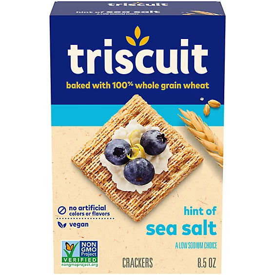 Triscuit Original Whole Grain Wheat Vegan Crackers 8.5 Oz