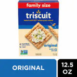 Triscuit Original Whole Grain Wheat Vegan Crackers 8.5 Oz