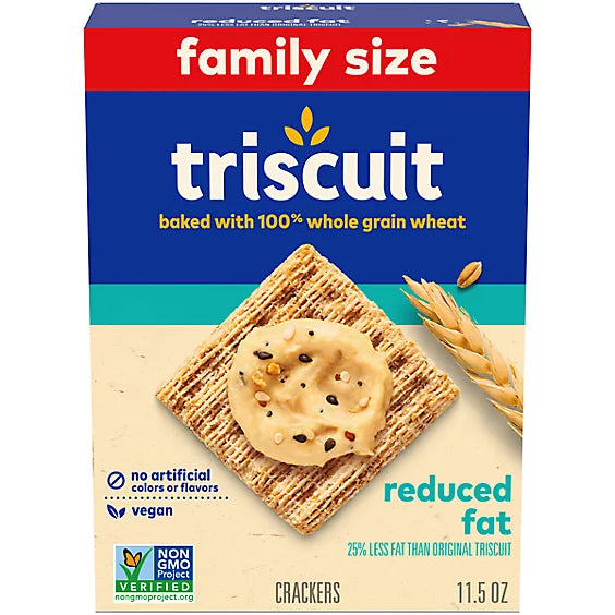 Triscuit Original Whole Grain Wheat Vegan Crackers 8.5 Oz