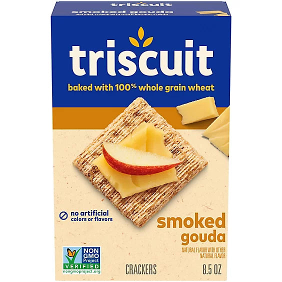 Triscuit Original Whole Grain Wheat Vegan Crackers 8.5 Oz
