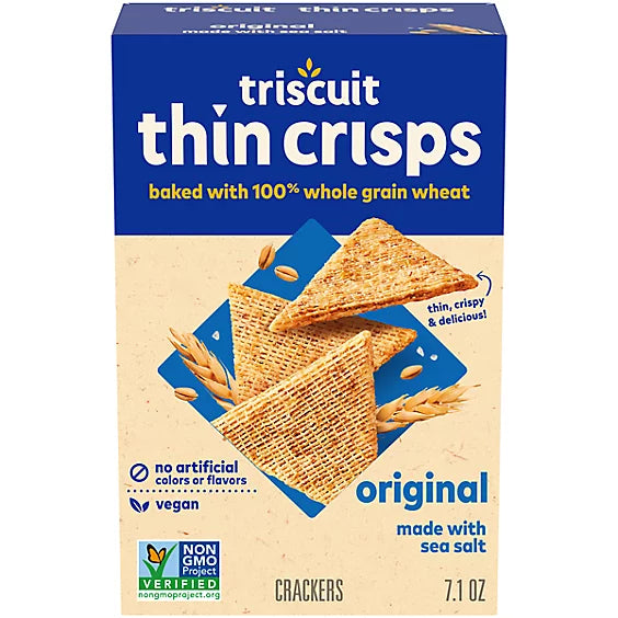 Triscuit Original Whole Grain Wheat Vegan Crackers 8.5 Oz