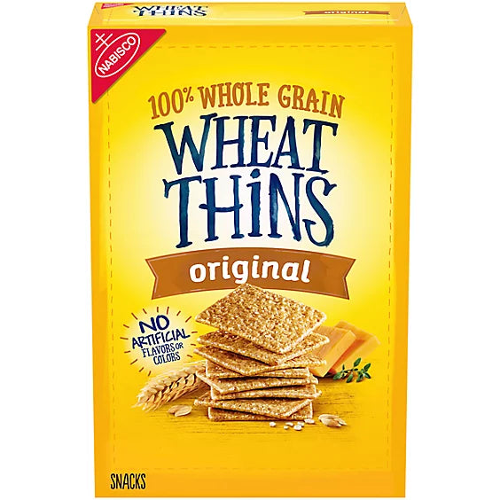 Wheat Thins Original Whole Grain Wheat Crackers 8.5 Oz.