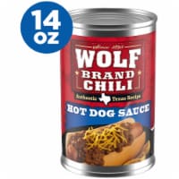 Wolf Brand Chili Hot Dog Sauce Canned Chili