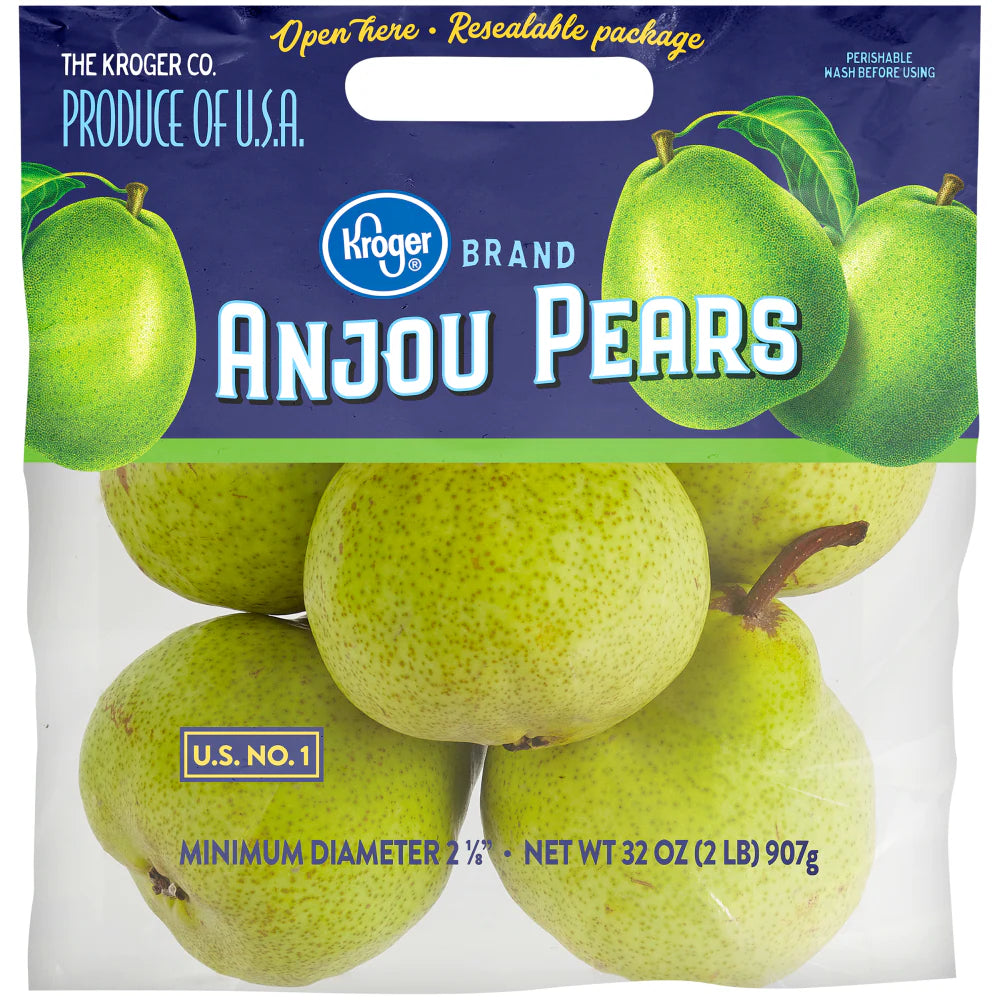 Fresh Kroger® D'Anjou Pears - 2 Pound Bag